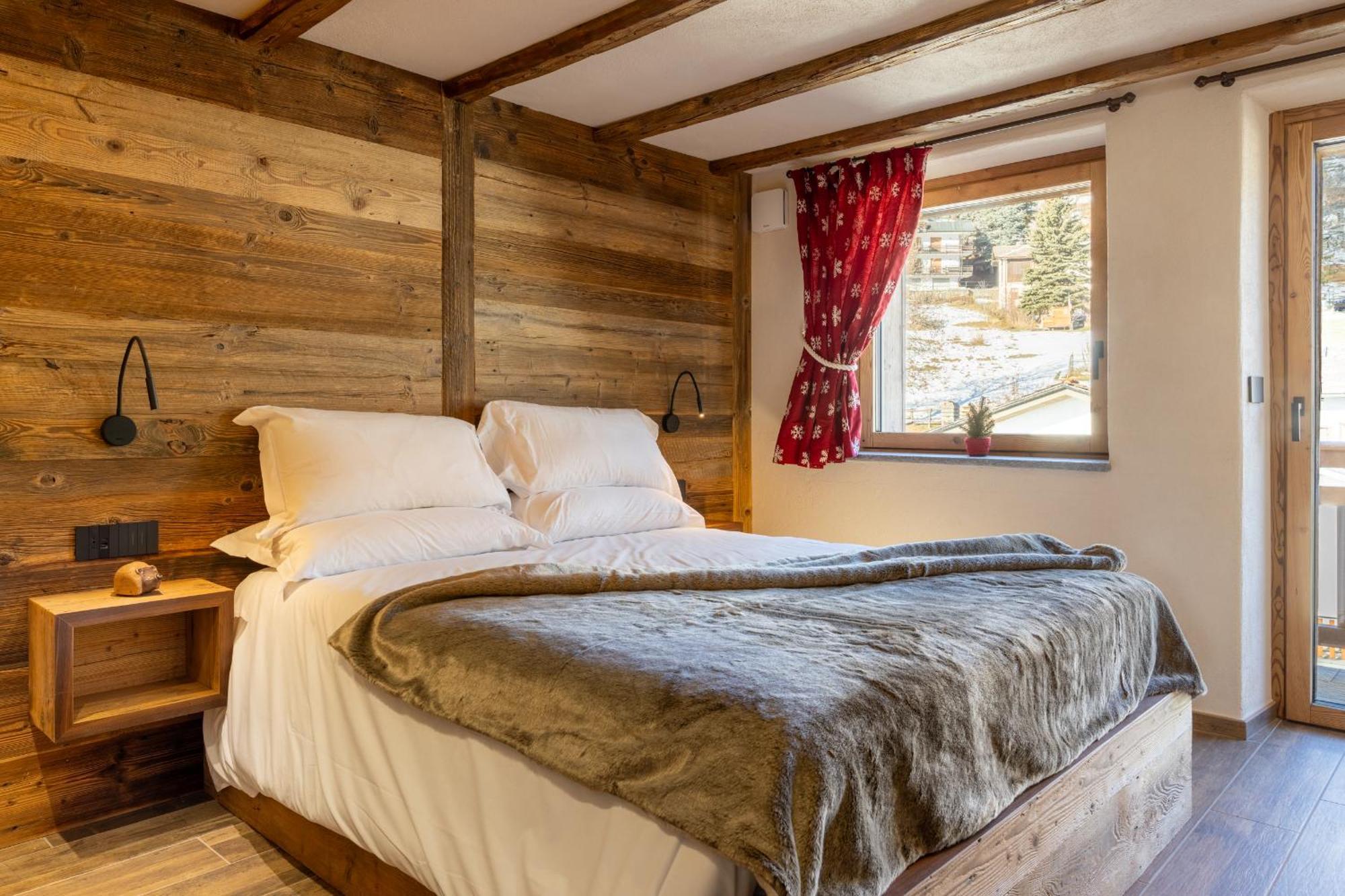 Les Reves Des Montagnards, Appartements De Charme Torgnon Exterior foto