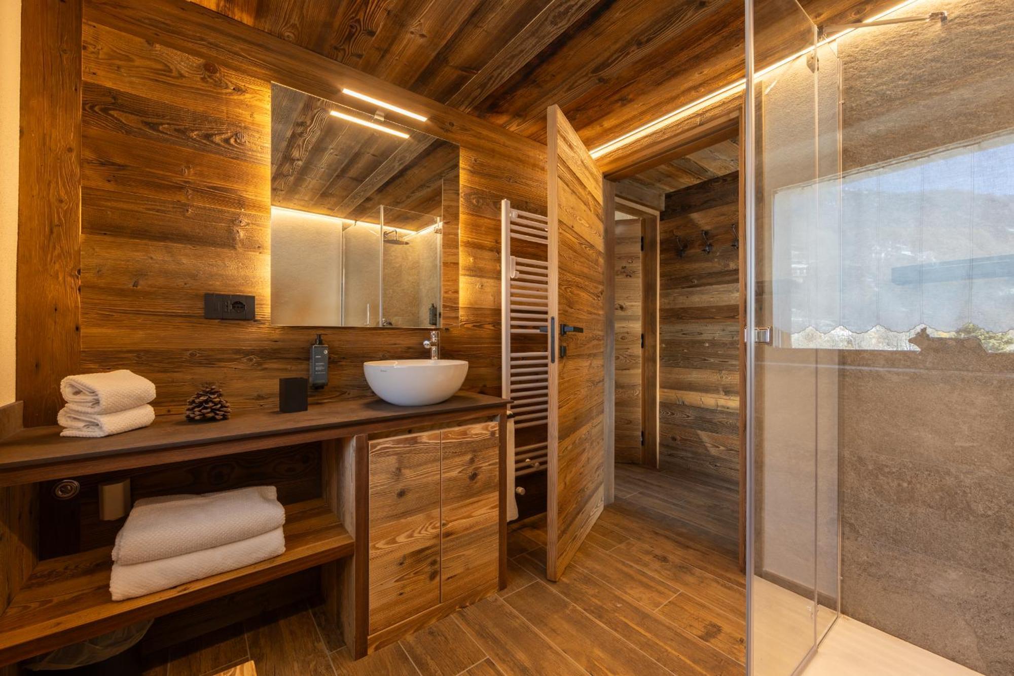 Les Reves Des Montagnards, Appartements De Charme Torgnon Exterior foto