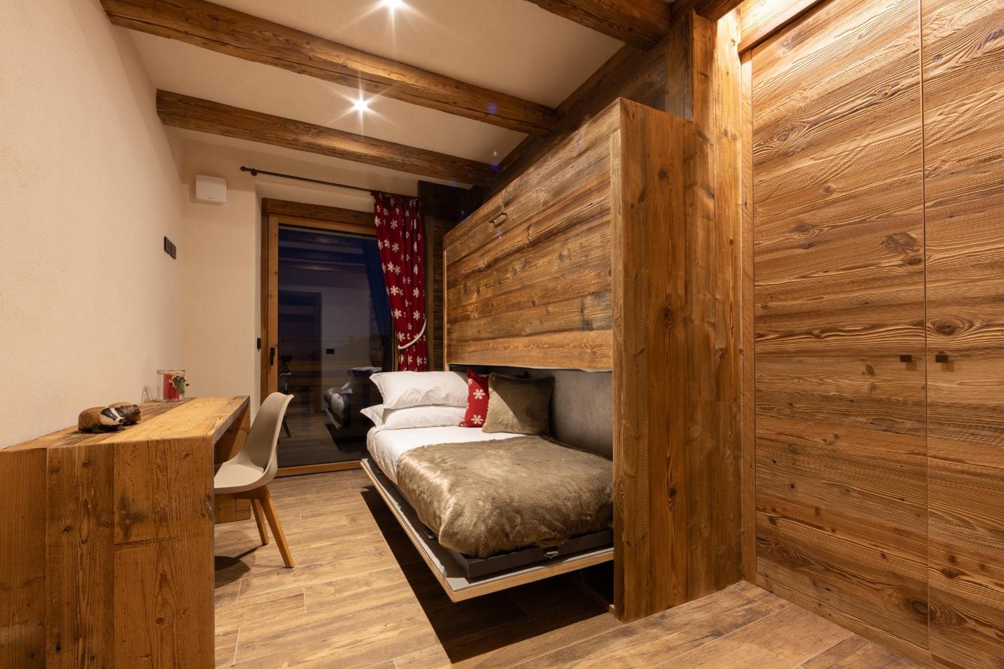 Les Reves Des Montagnards, Appartements De Charme Torgnon Exterior foto
